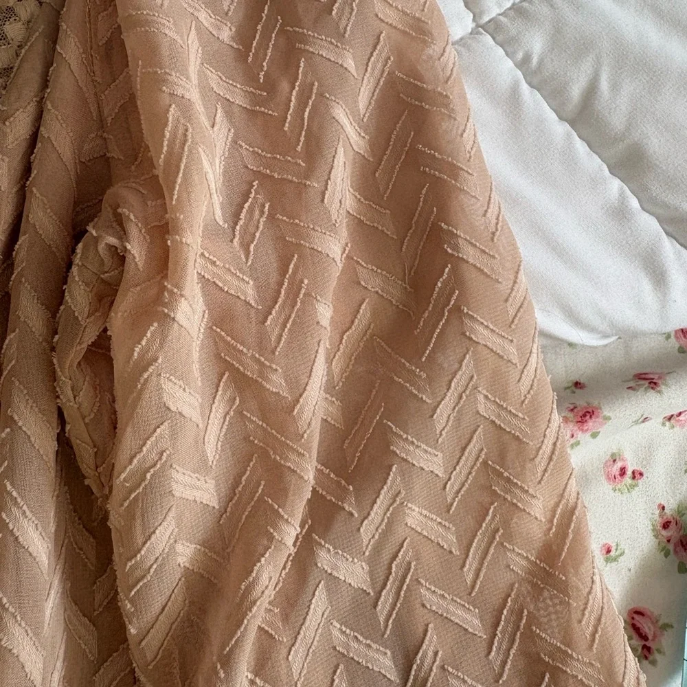 Small Pink One September Anthropologie Anwen Boho Peasant Dress - Picture 14 of 16
